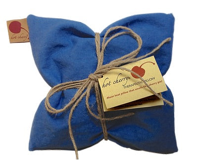 Square Pillow in Blue Denim