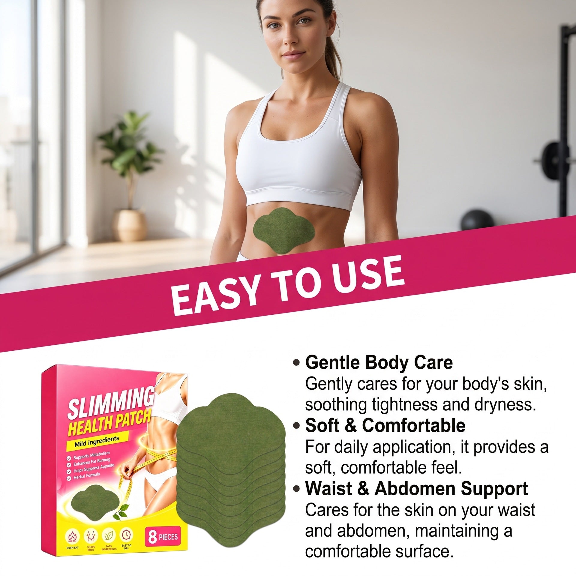 Body Care Patch With Plant-Based Formula  Gentle