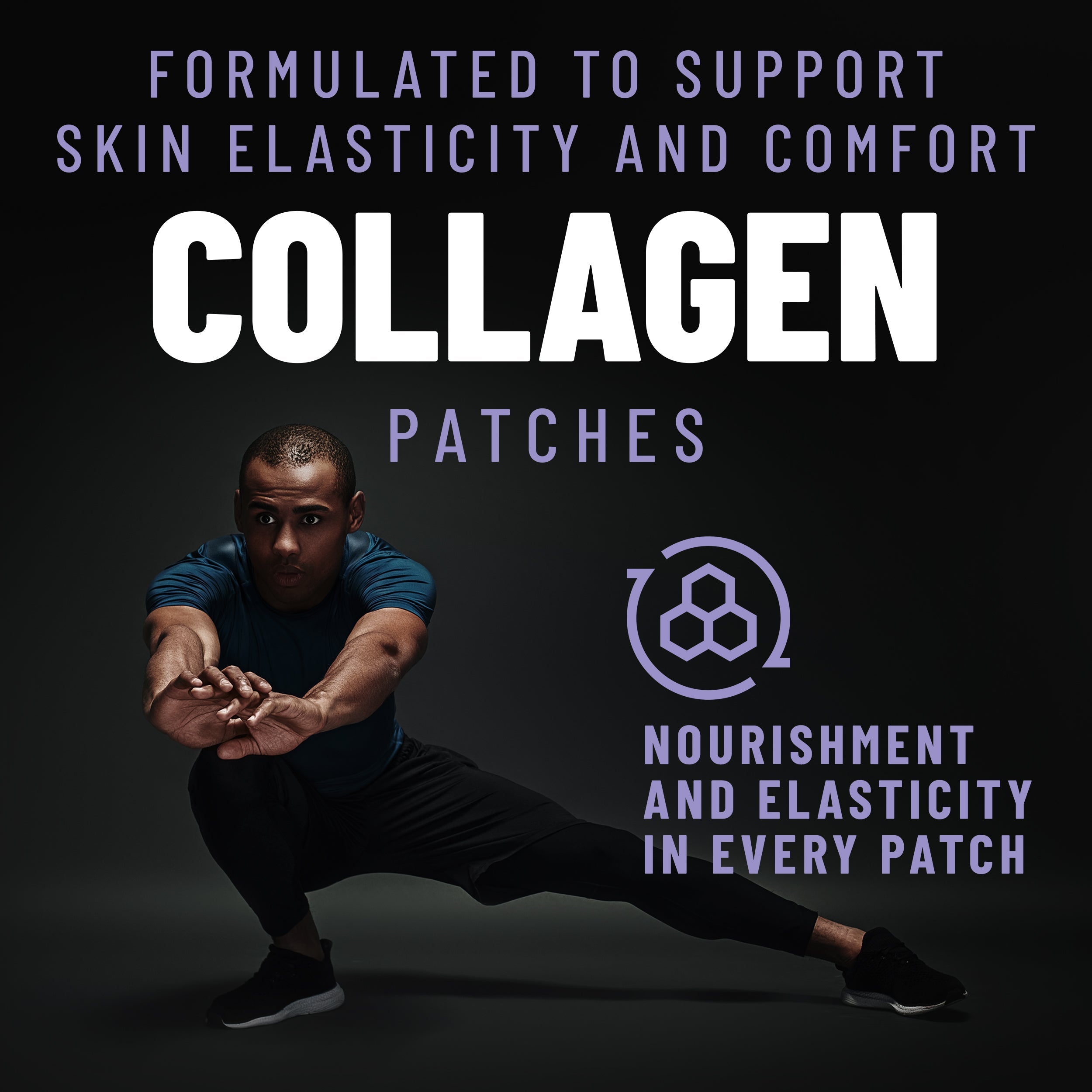 Collagen Patches Skin, Joint & Connective Tissue Support with Collagen, Hyaluronic Acid, Vitamins & Minerals, 36 Patches