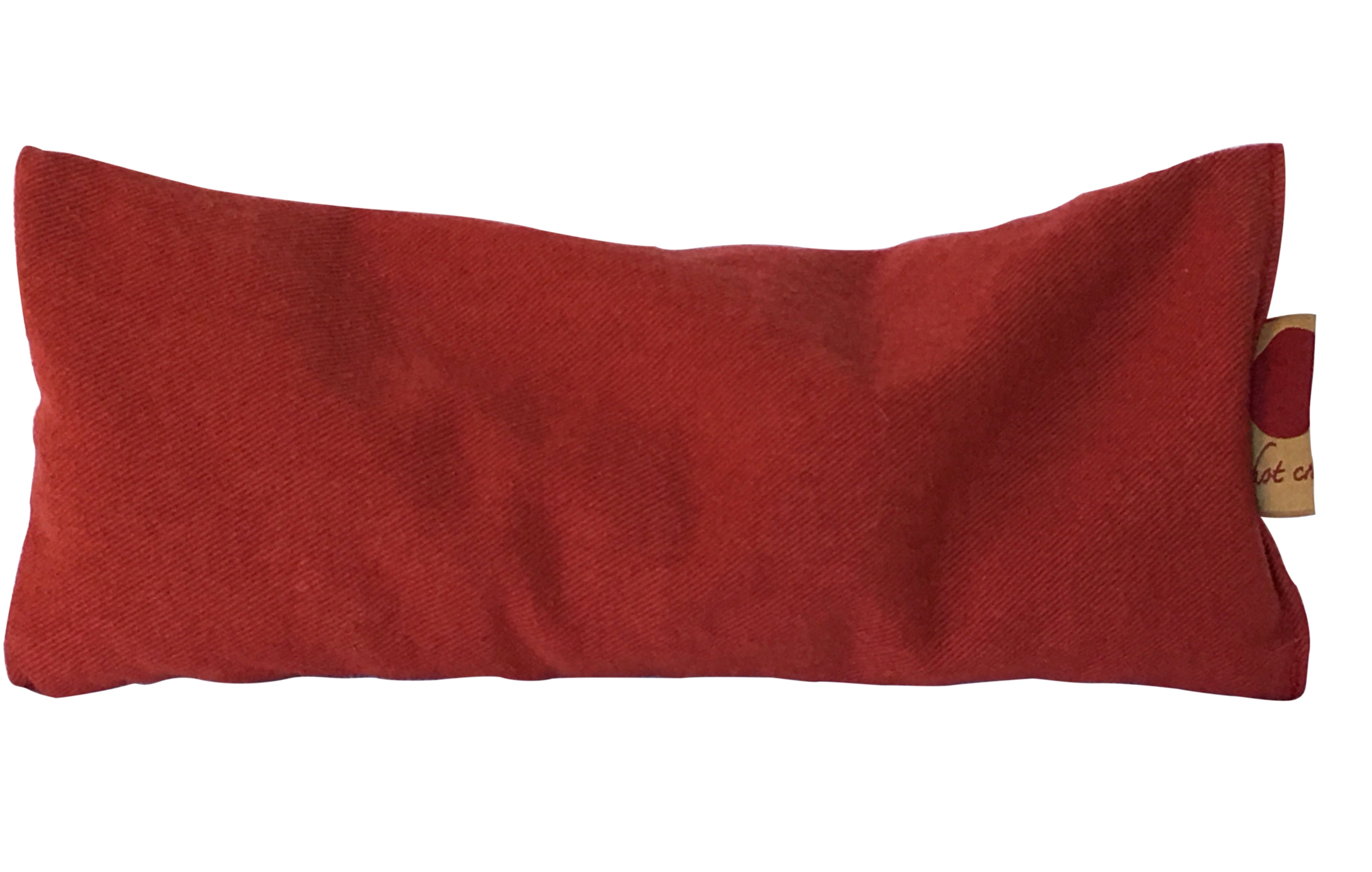 Eye Pillow in Red Denim