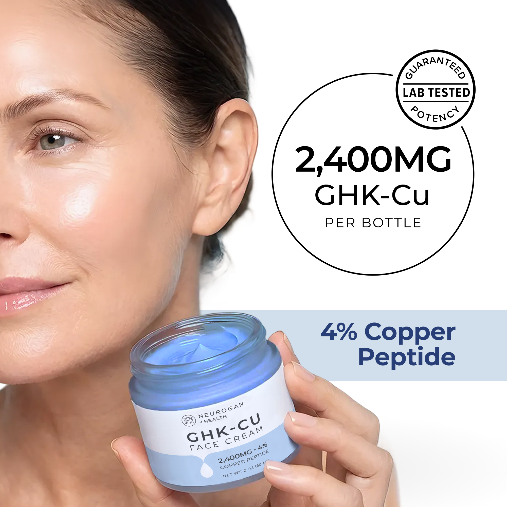 Advanced GHK-Cu Copper Peptide Face Cream