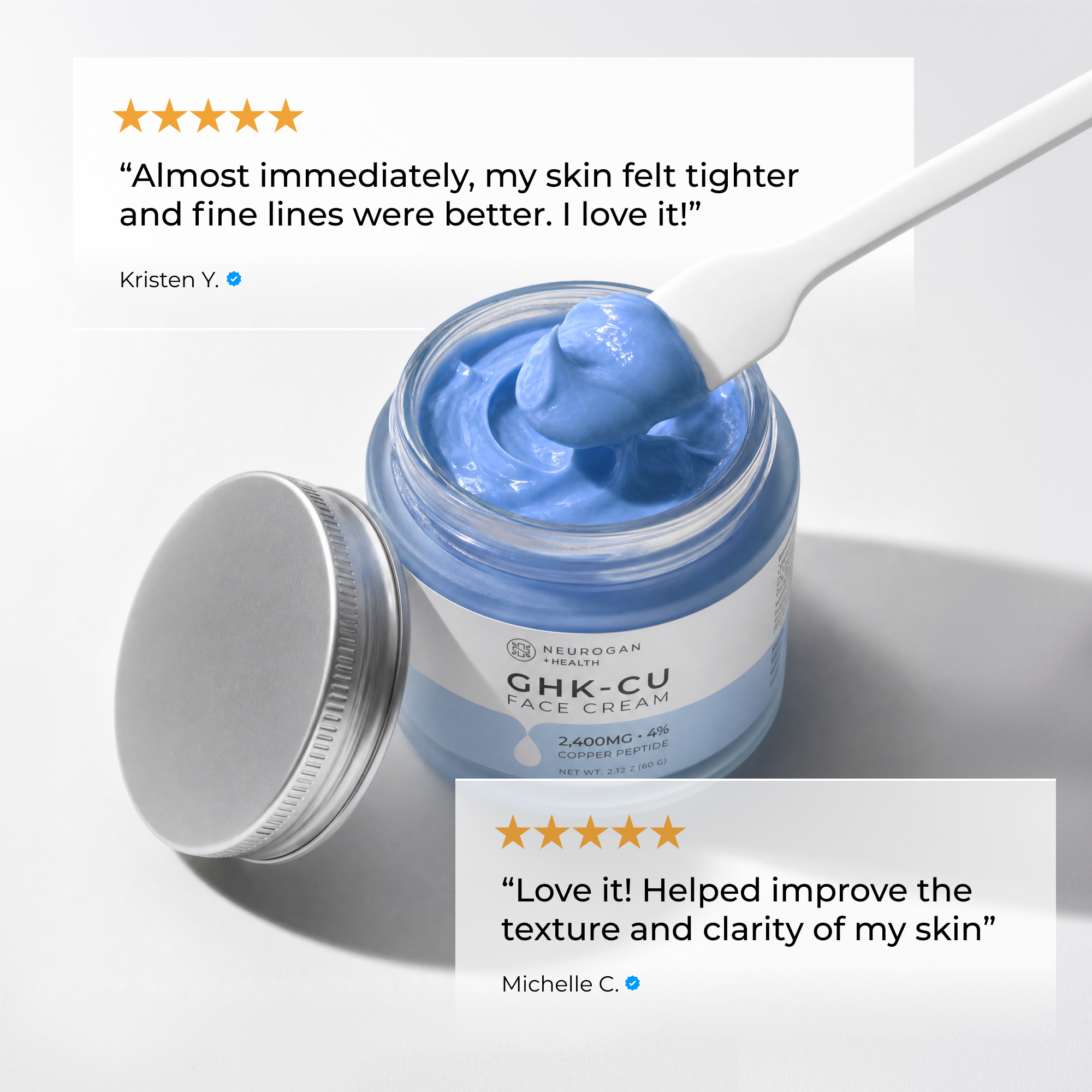 Advanced GHK-Cu Copper Peptide Face Cream