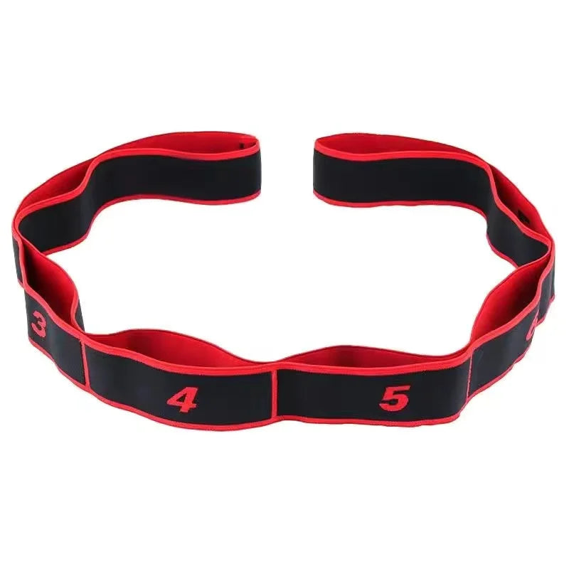 Yoga Stretch Resistance Band | Multi Loop Stretching Strap for Flexibility Training