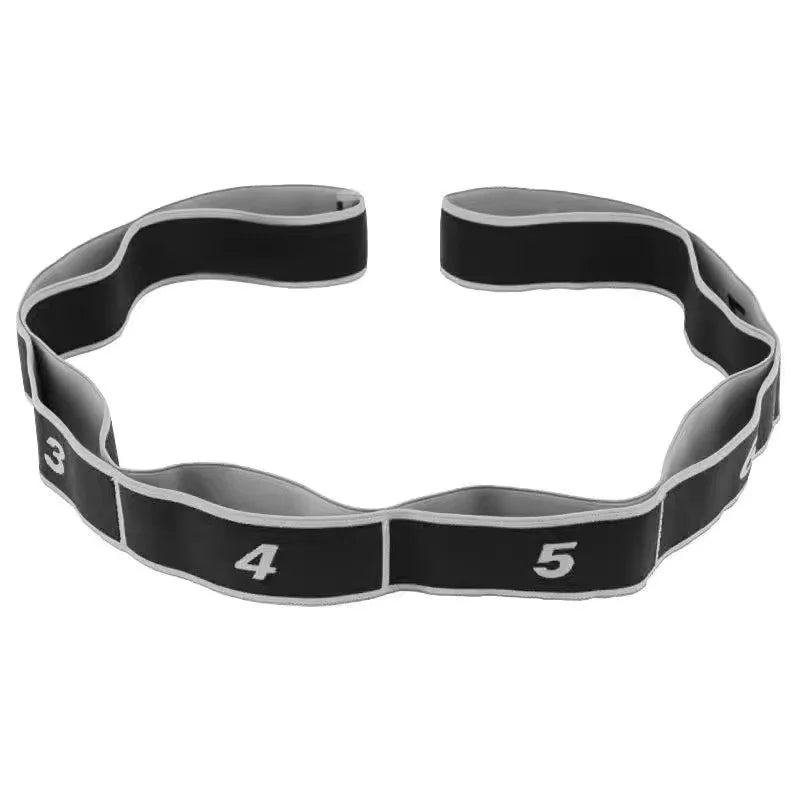 Yoga Stretch Resistance Band | Multi Loop Stretching Strap for Flexibility Training