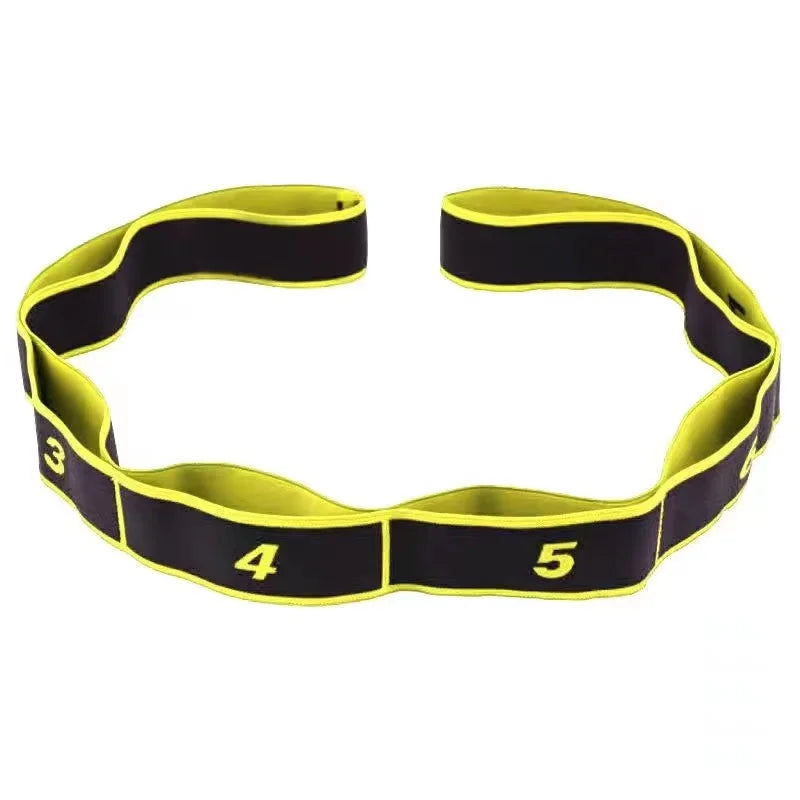 Yoga Stretch Resistance Band | Multi Loop Stretching Strap for Flexibility Training