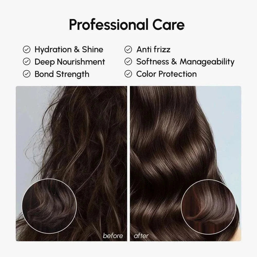 Argan oil and biotin hair repair mask nourishing dry hair