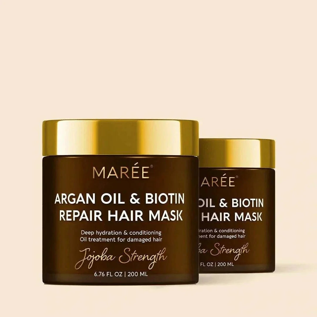 Marée Argan Oil and Biotin Hair Repair Mask for dry hair