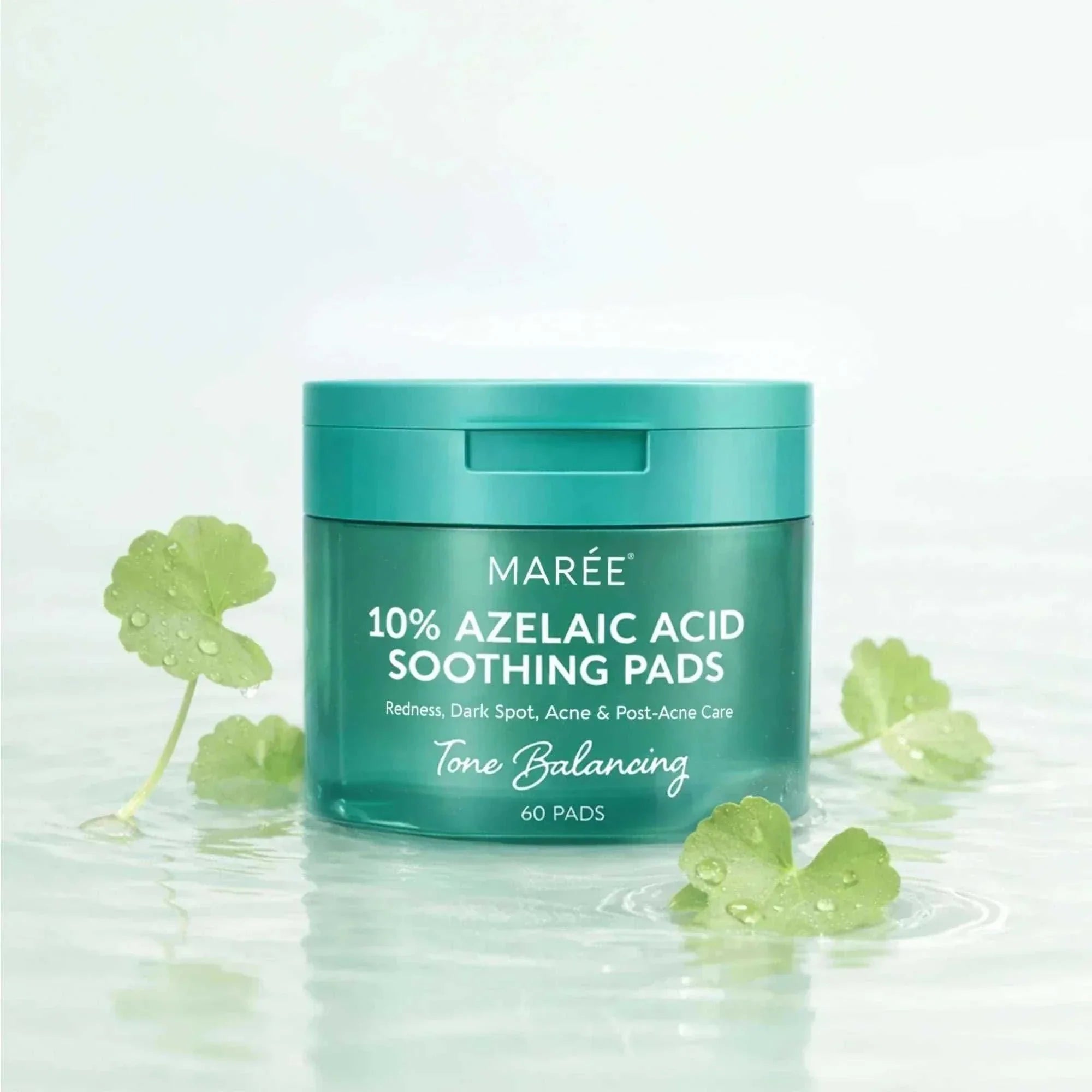 Marée Azelaic Acid toner pads soothing and hydrating for radiant skin