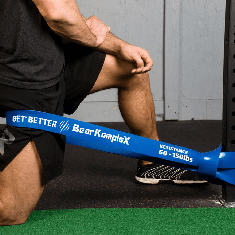 Bear KompleX Resistance Bands in various colors and resistance levels