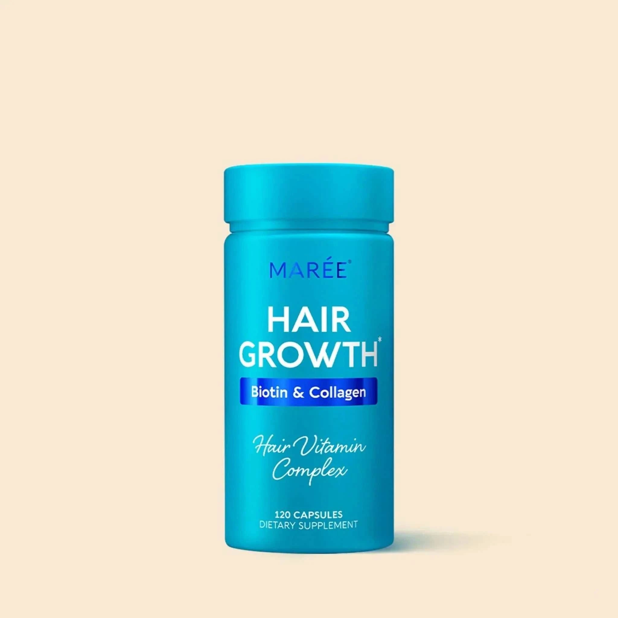 Biotin and collagen hair growth complex capsules for stronger hair