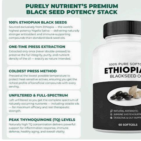 Black Seed Oil Capsules daily wellness supplement