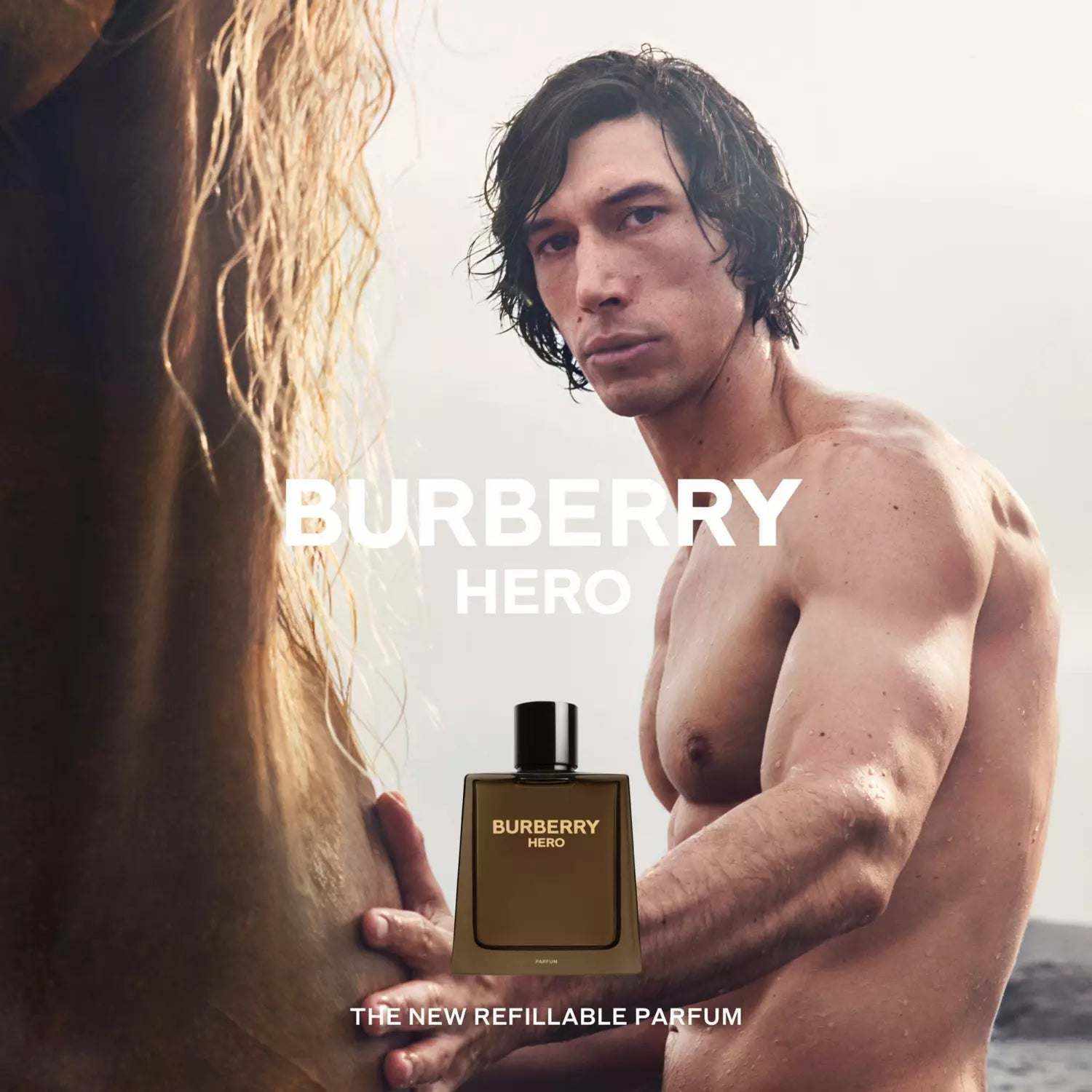 Burberry Hero Parfum bottle with cedarwood aroma
