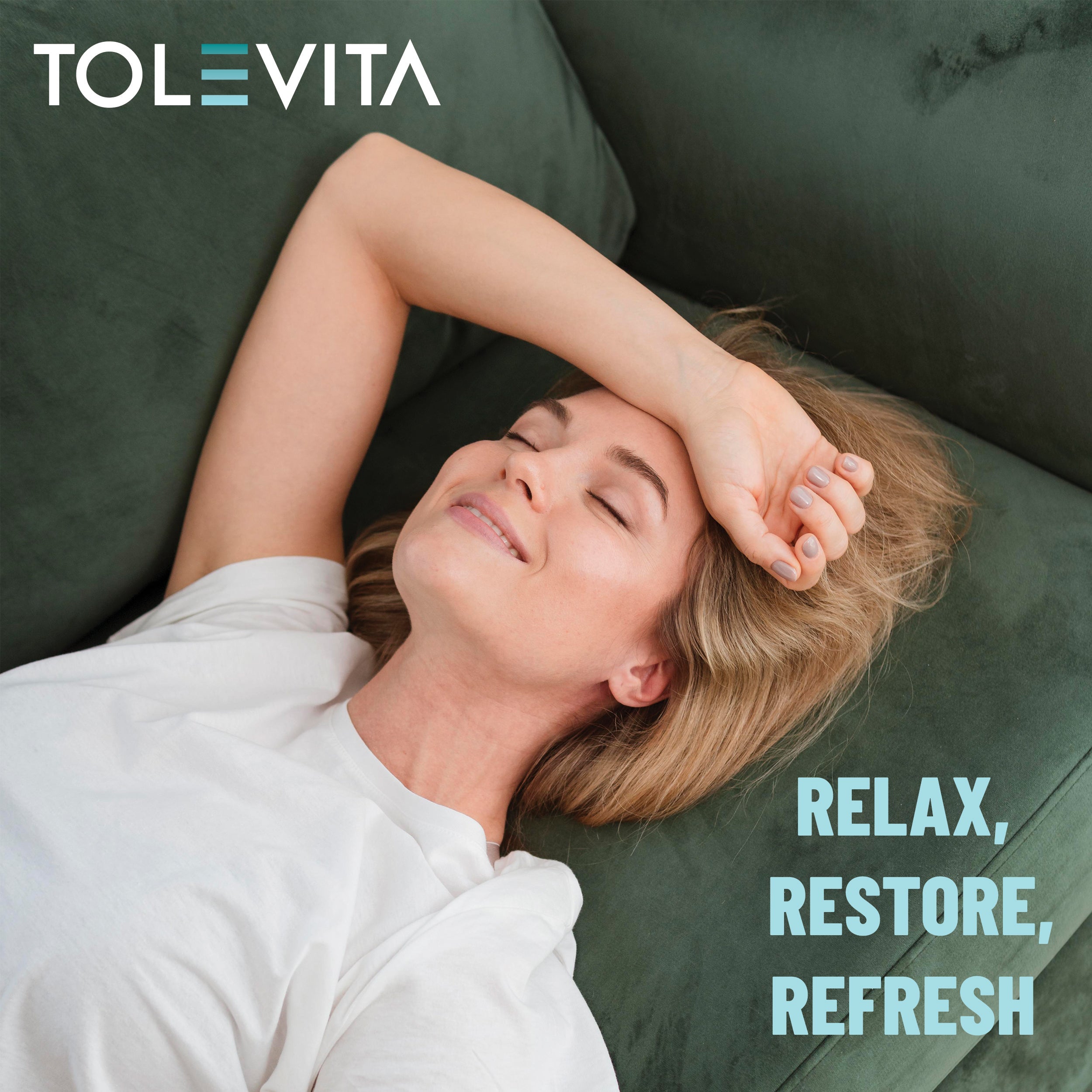 TOLEVITA Calm Patches for stress relief with natural herbal extracts