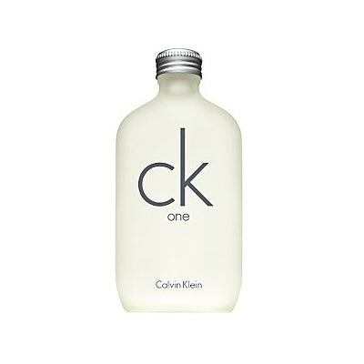 Calvin Klein One unisex eau de toilette bottle with green tea scent