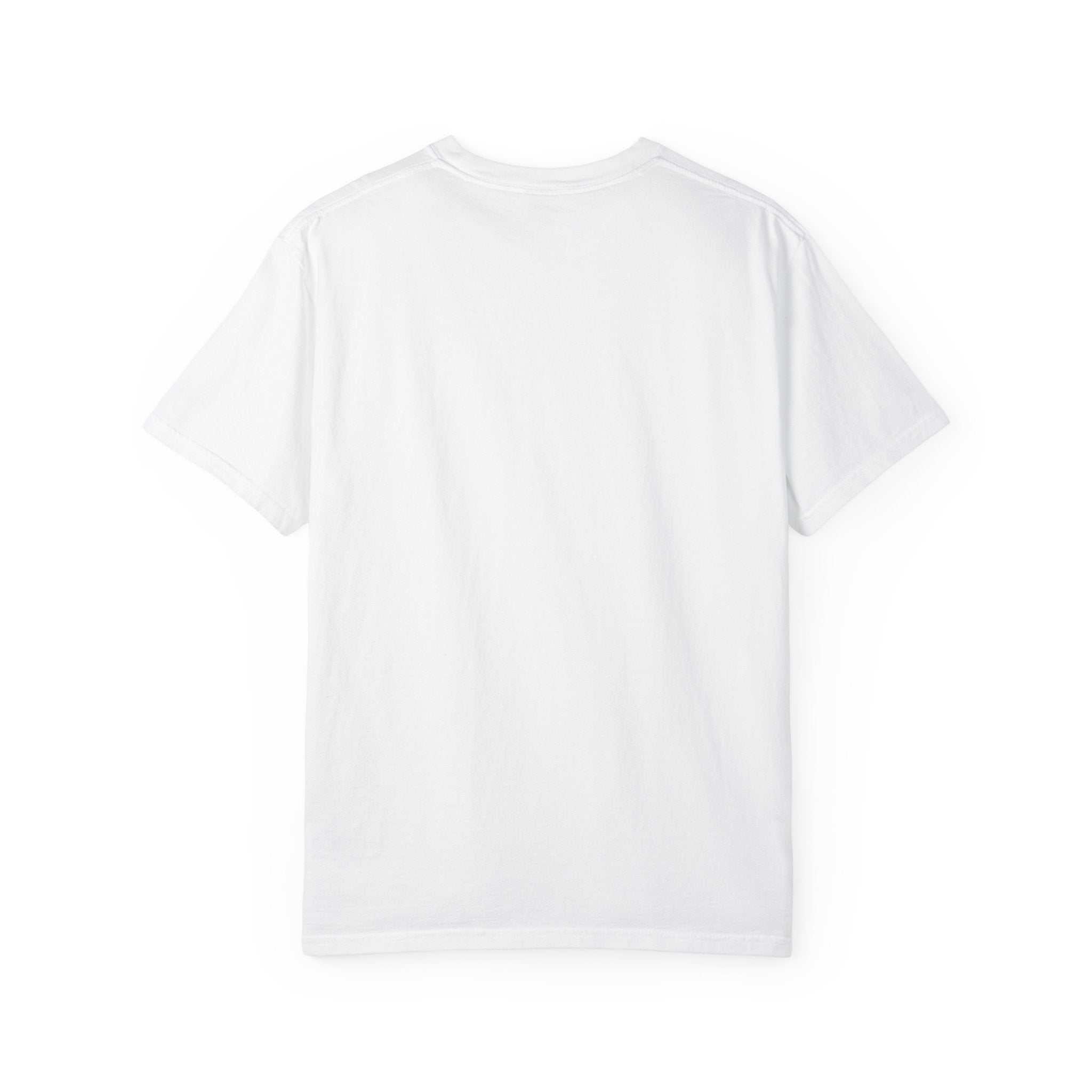 White cotton short-sleeve t-shirt with a classic fit and plain back, ideal for layering Cherry Tree Vintage Logo Tee