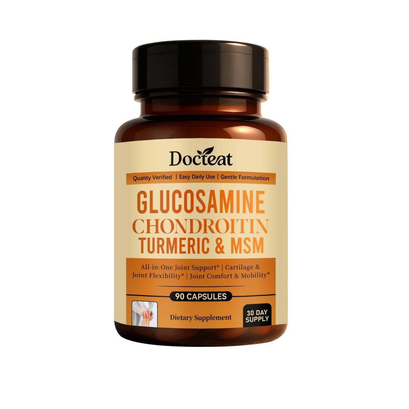 joint health support capsules with collagen and turmeric extract