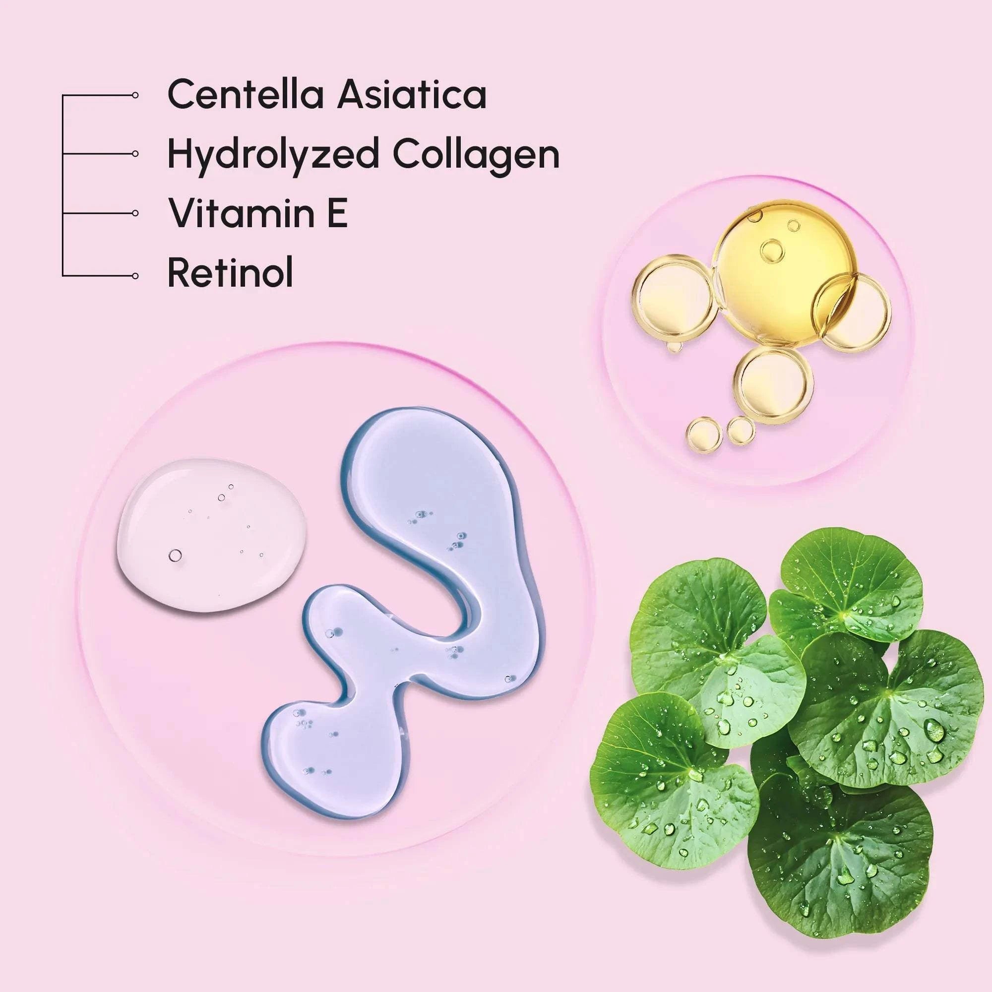 Collagen and retinol toner pads for anti-aging skincare