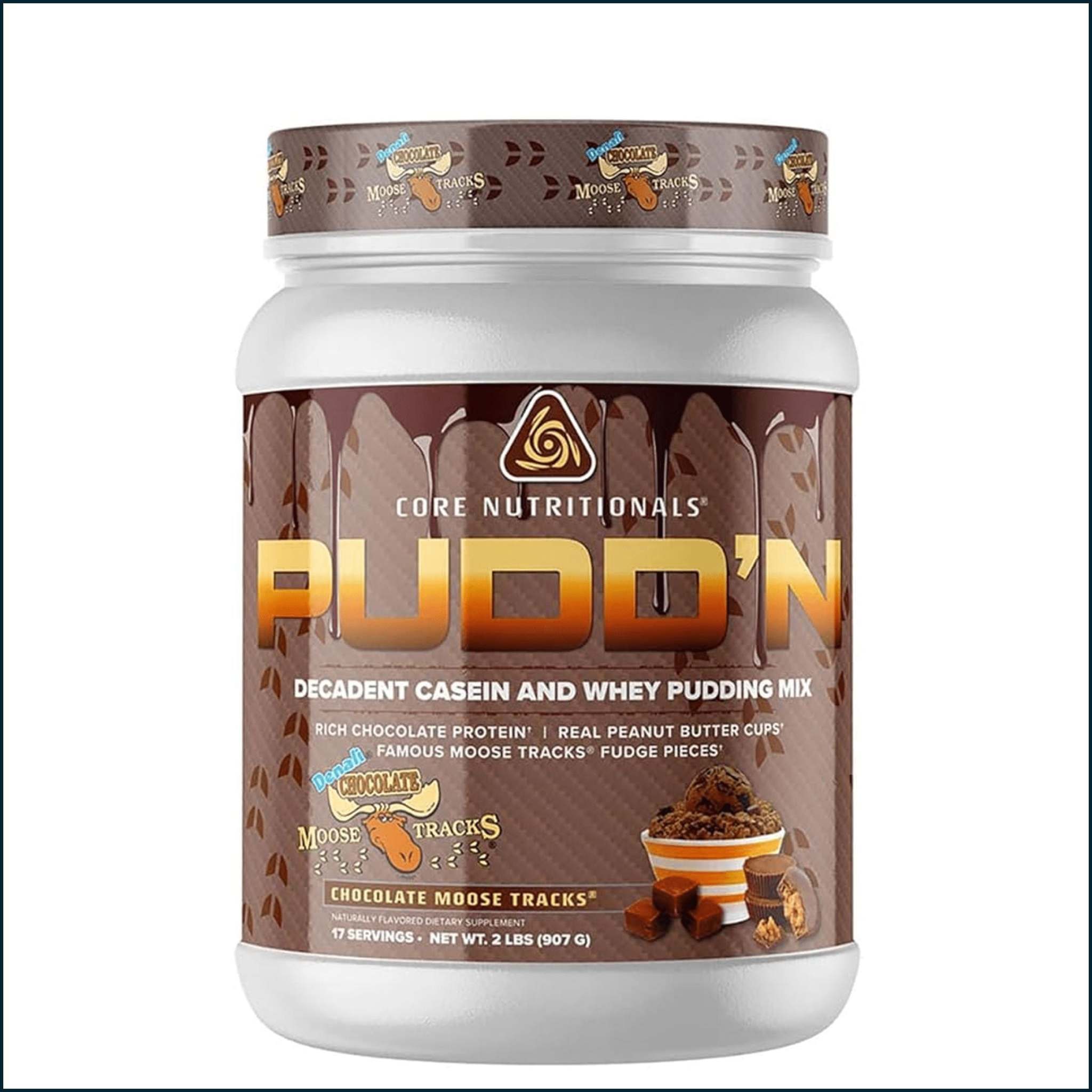 Core Nutritionals Protein Pudd'n 2lb container thick creamy protein pudding mix