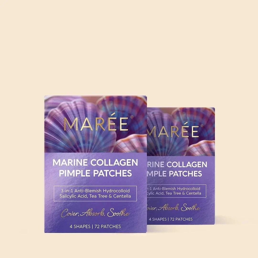 Cute star-shaped pimple and acne patches with natural extracts for fast blemish treatment