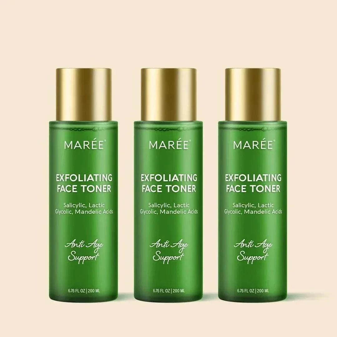 Daily Glow Exfoliating Toner bottle for smooth radiant skin