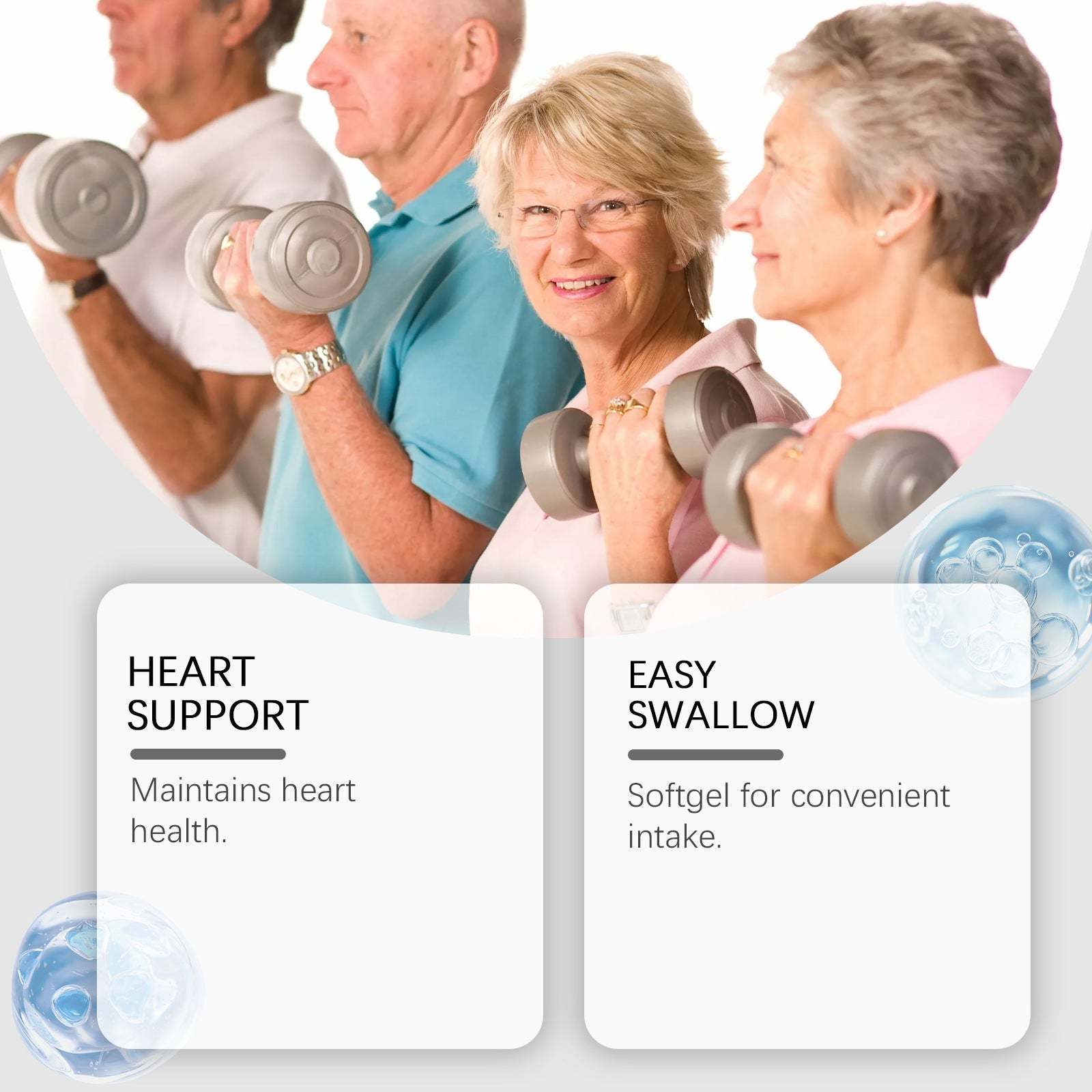 bottle of daily nutritional supplement capsules for health