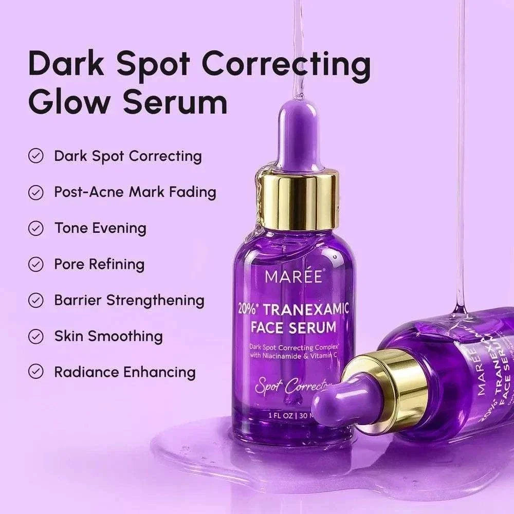 Marée Tranexamic acid dark spot corrector serum bottle