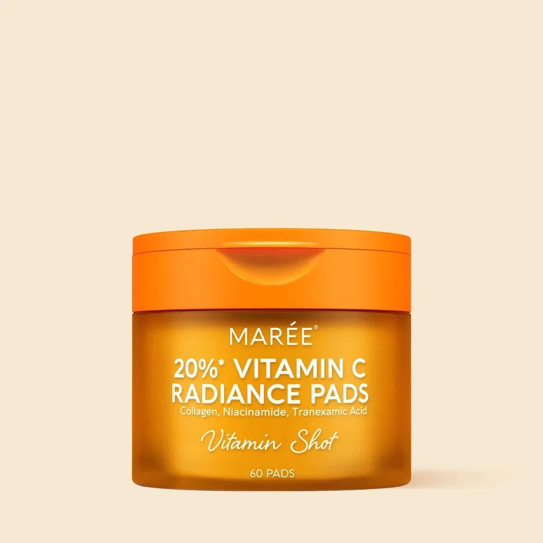 Marée Vitamin C pads fading dark spots brightening skin