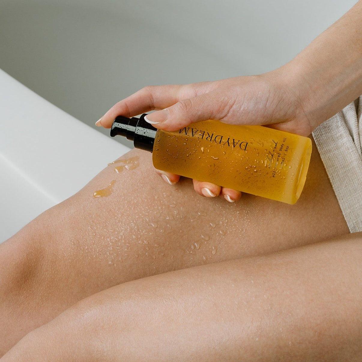 DAYDREAM all-natural body oil bottle with orange and neroli
