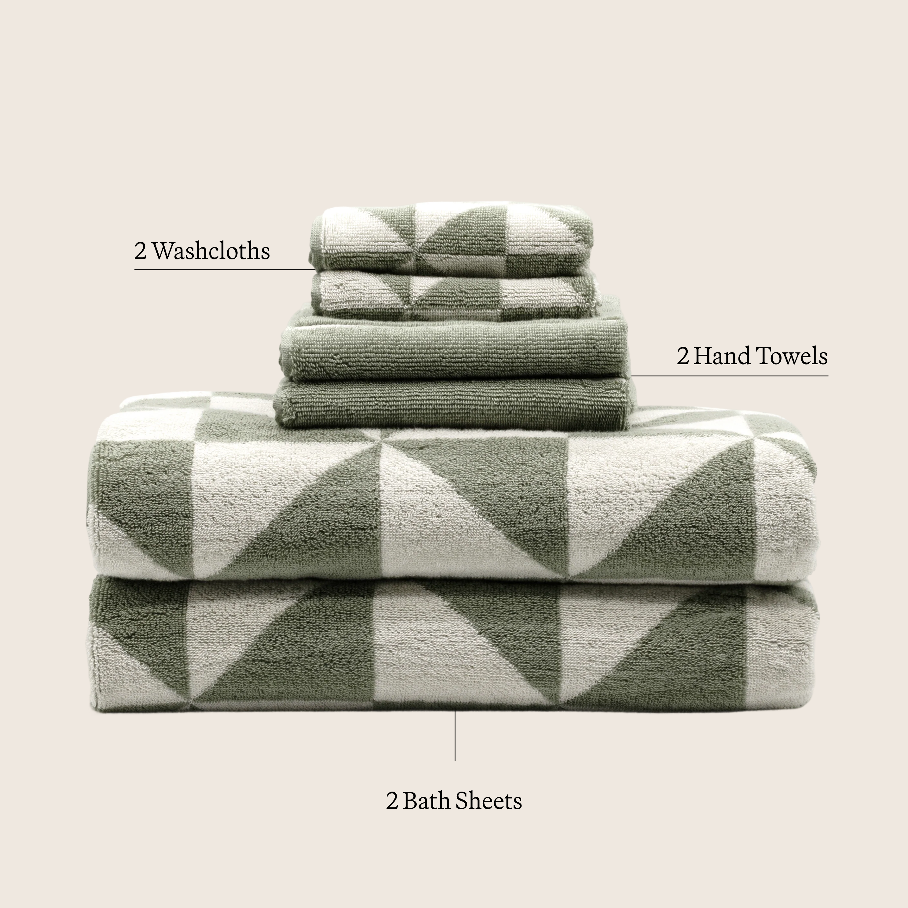 Deia Australian cotton towels set plush and absorbent
