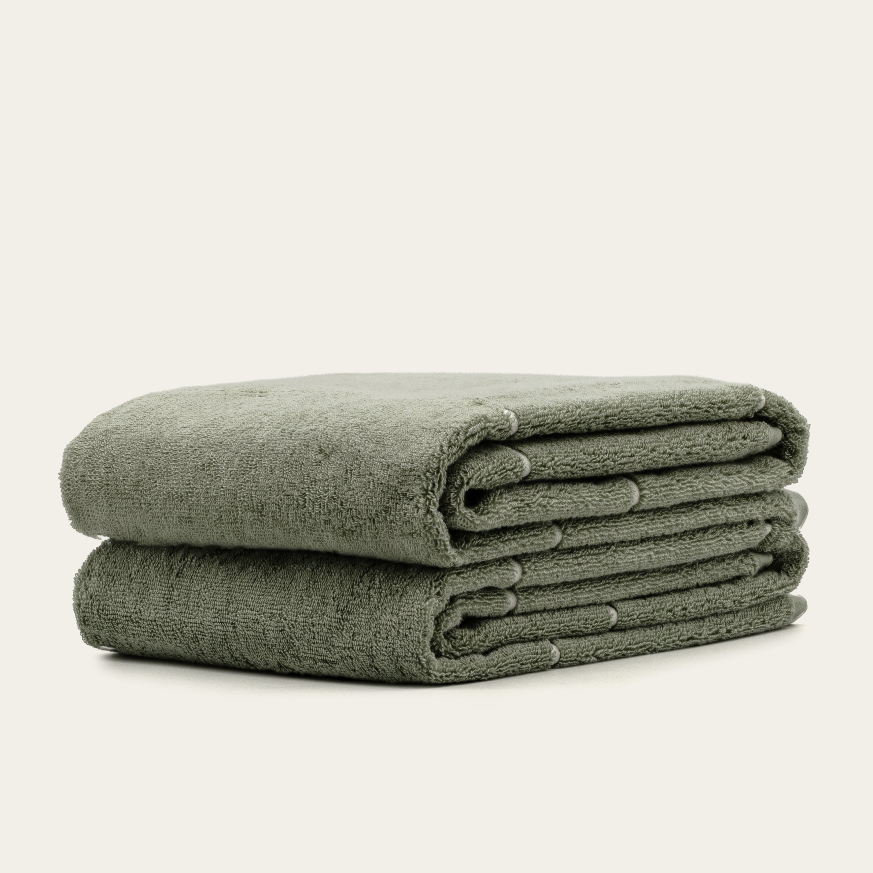 Deia Australian cotton towels set with plush texture and locker loop