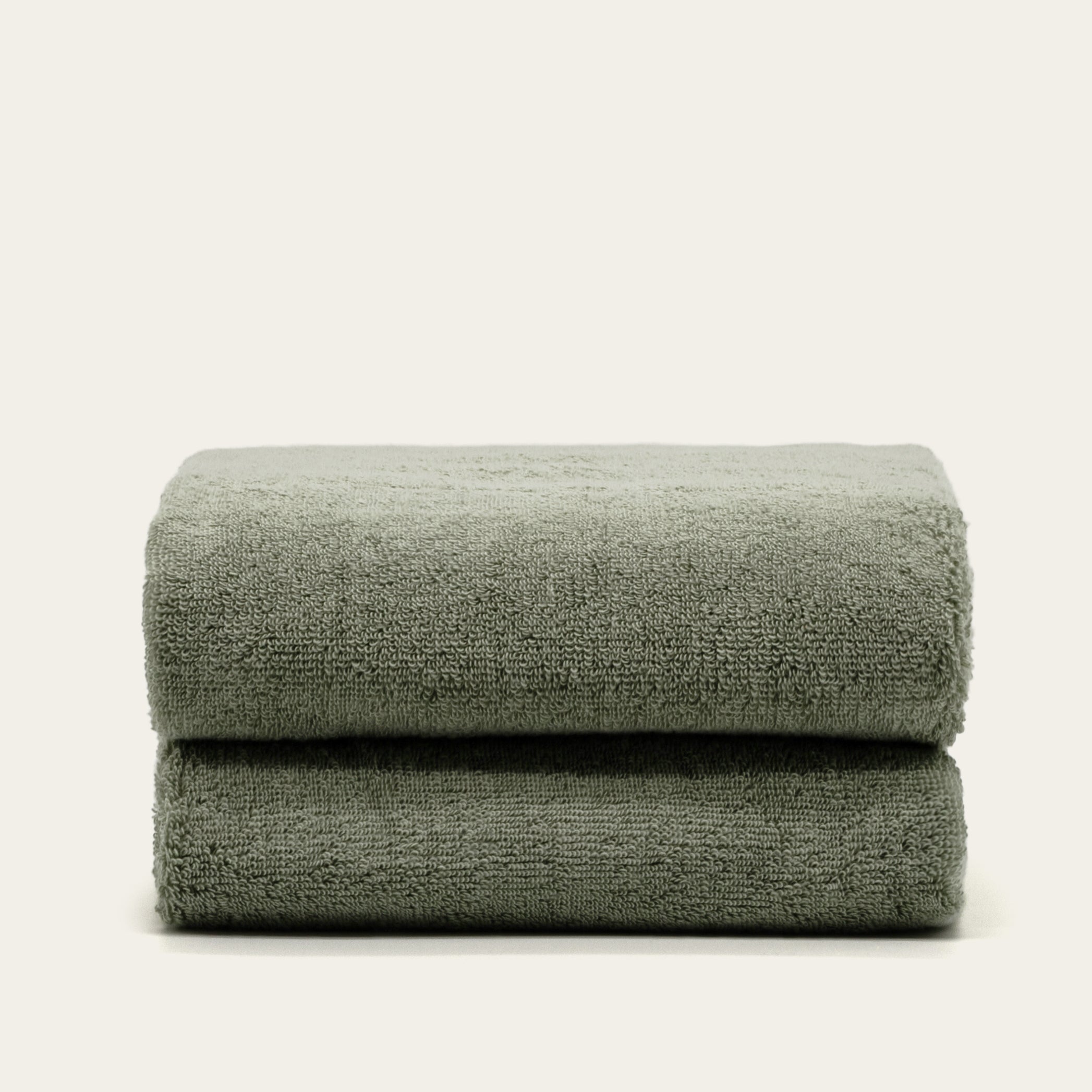 Deia Australian cotton towels set with plush texture and locker loop