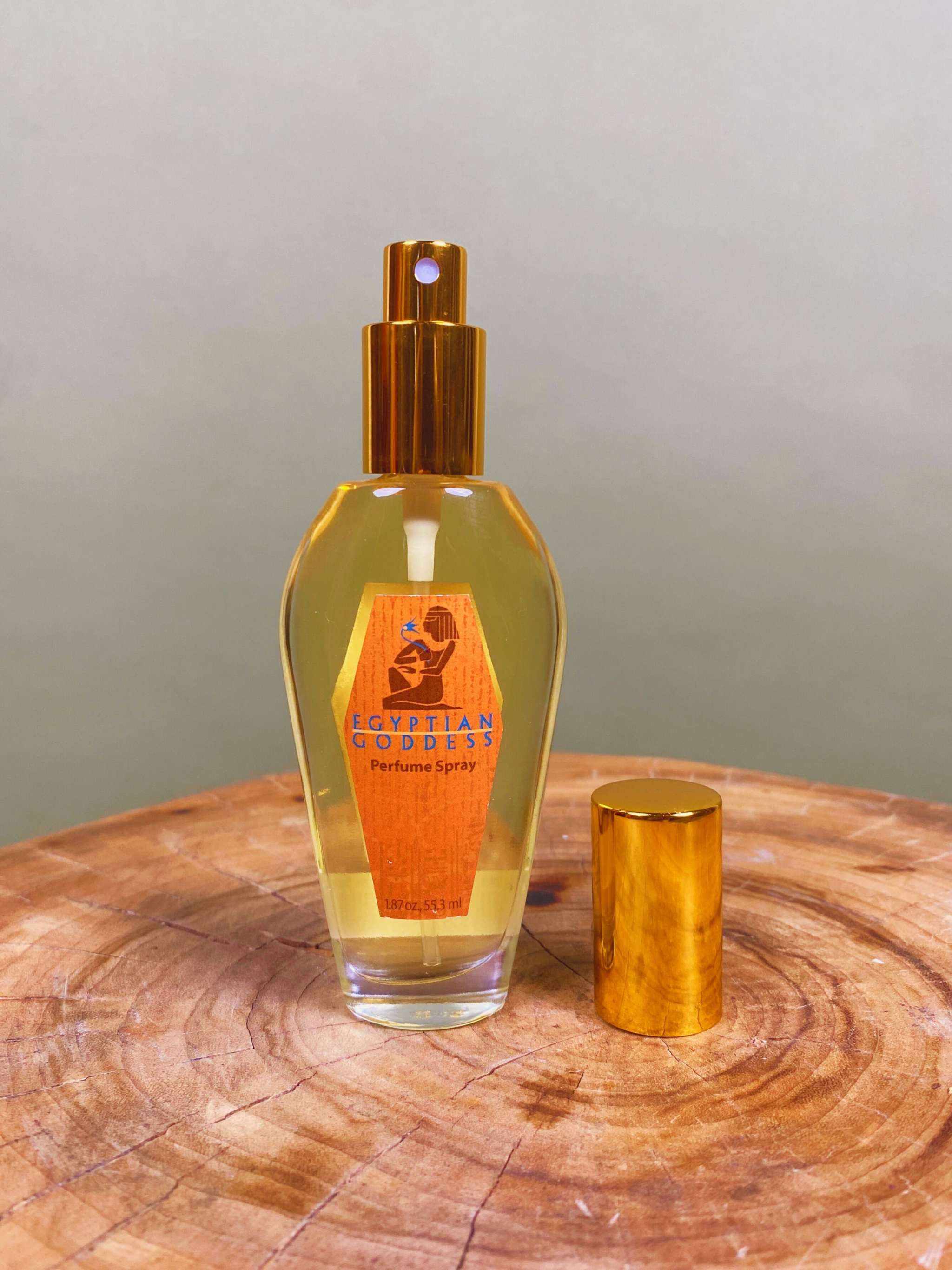 Egyptian Goddess special edition perfume spray bottle with floral and musk fragrance