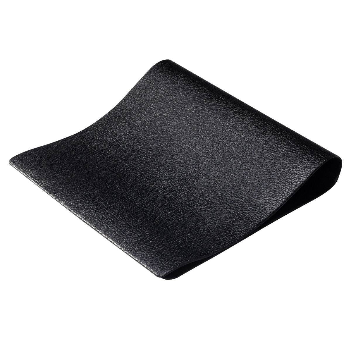 Black thickened high-density PVC textured equipment mat for home with non-slip surface and durable water-resistant finish Equipment Mat for Home