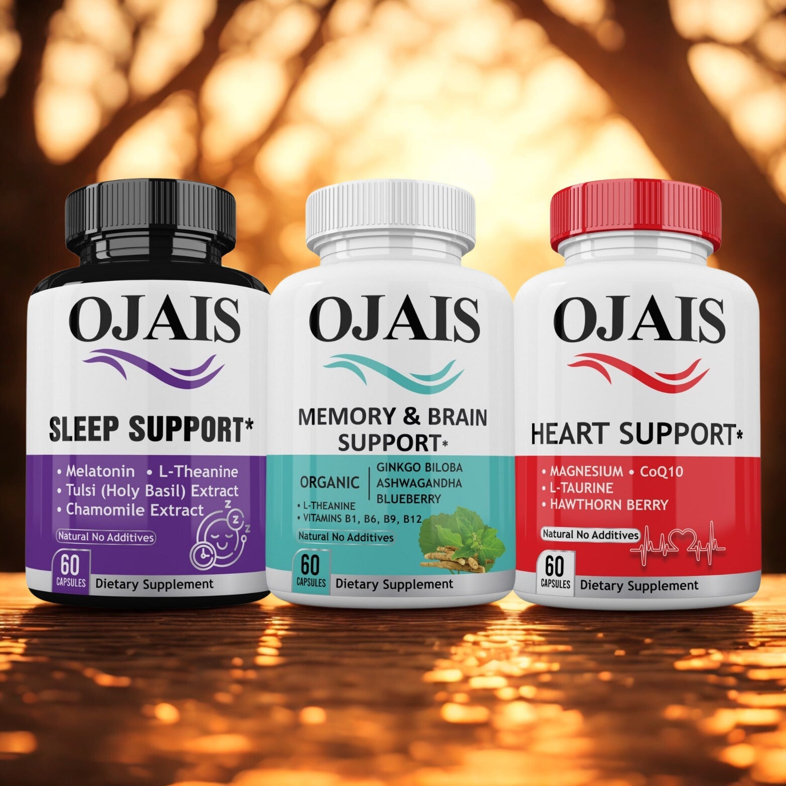 evening relax trio supplements for sleep memory and heart support