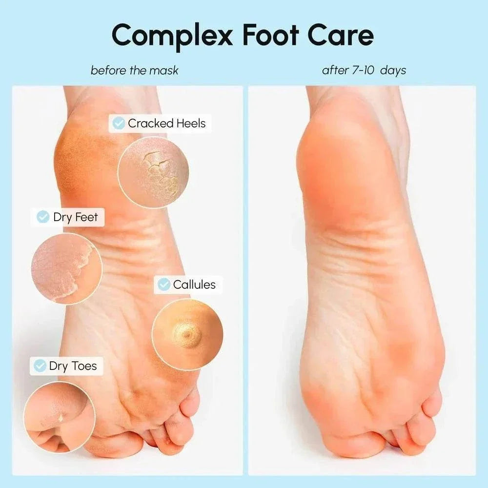 Marée hydrating foot peel mask with moisturizing socks for smooth feet