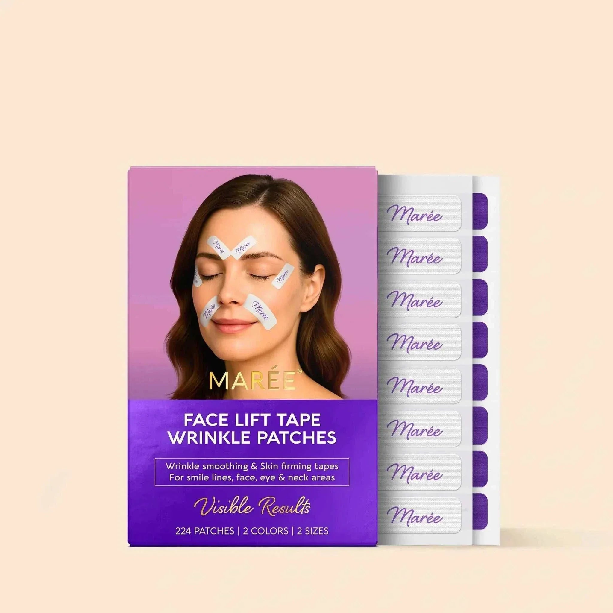 Marée Face Lift Tape Wrinkle Patches smoothing facial wrinkles