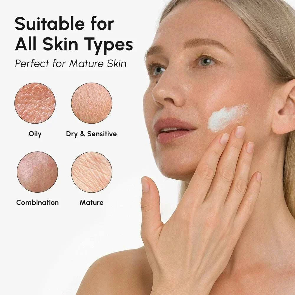 Marée face polishing scrub with marine collagen for smooth skin