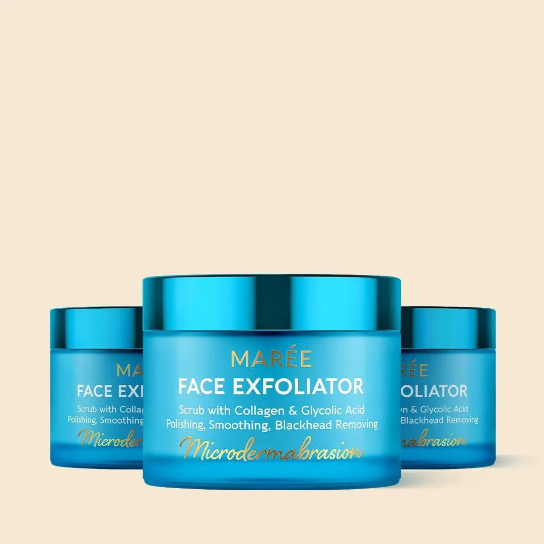 Marée face polishing scrub for smooth, hydrated skin