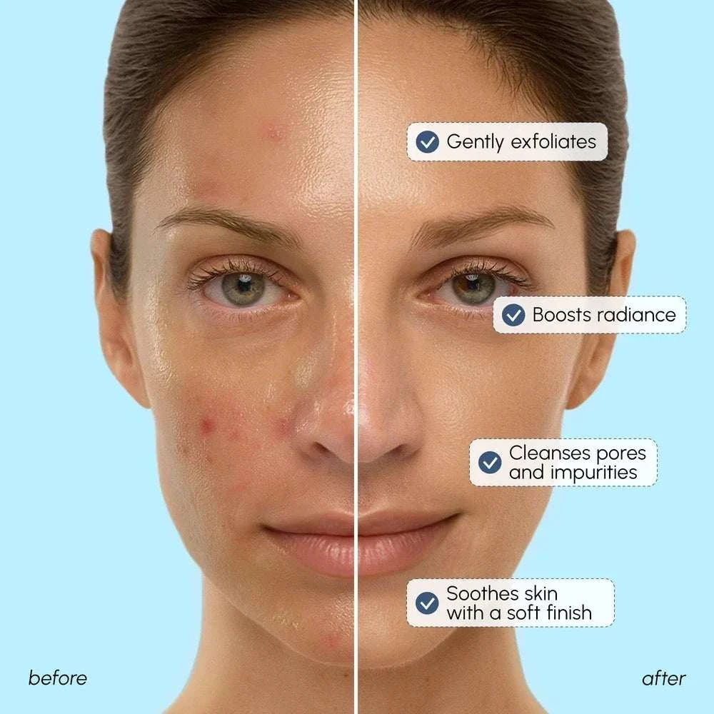 Marée face polishing scrub with marine collagen for smooth skin