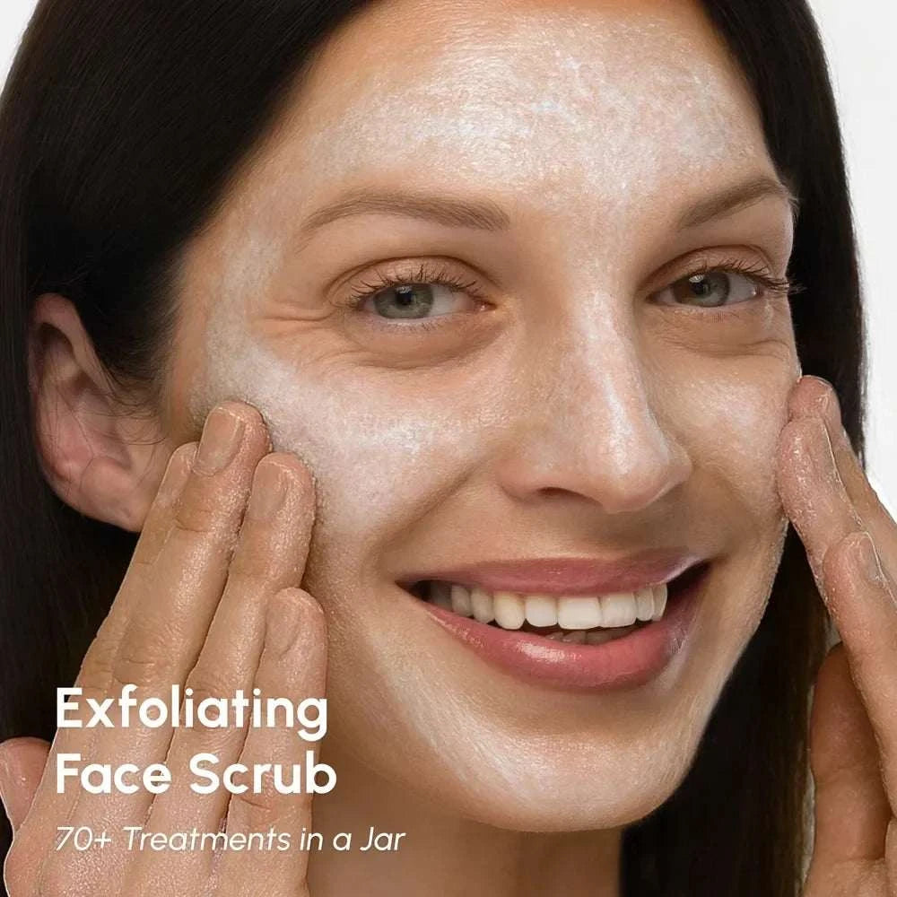 Marée face polishing scrub with marine collagen for smooth skin