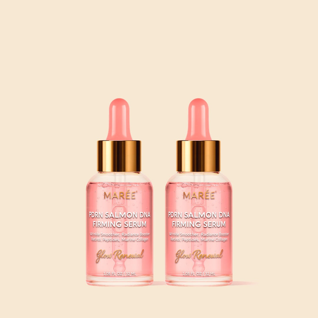 Firming and renewing PDRN serum bottle for anti-aging skincare