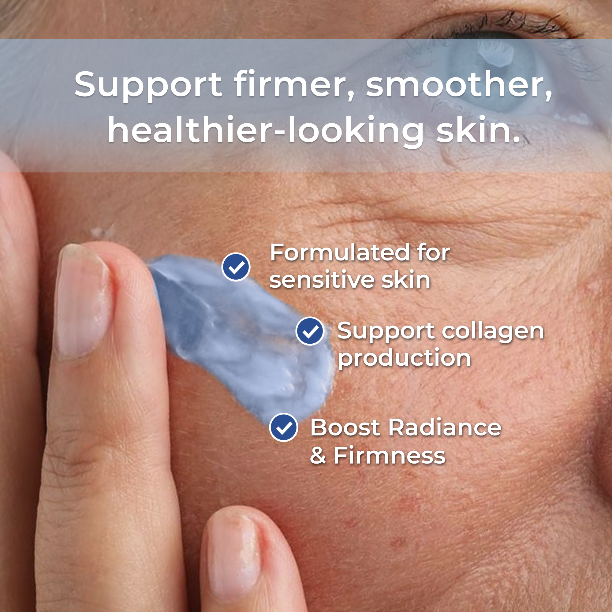 GHK-Cu copper peptide face cream tube for skincare routine
