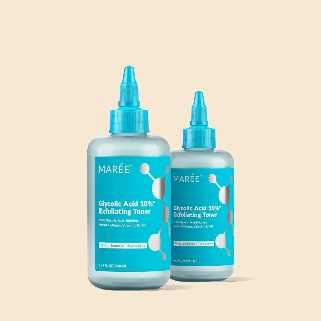Marée Glow Boost Glycolic Acid facial toner bottle