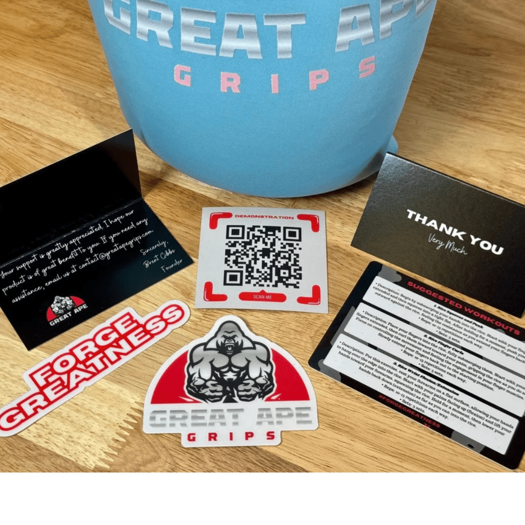 GREAT APE GRIPS - BABY BLUE