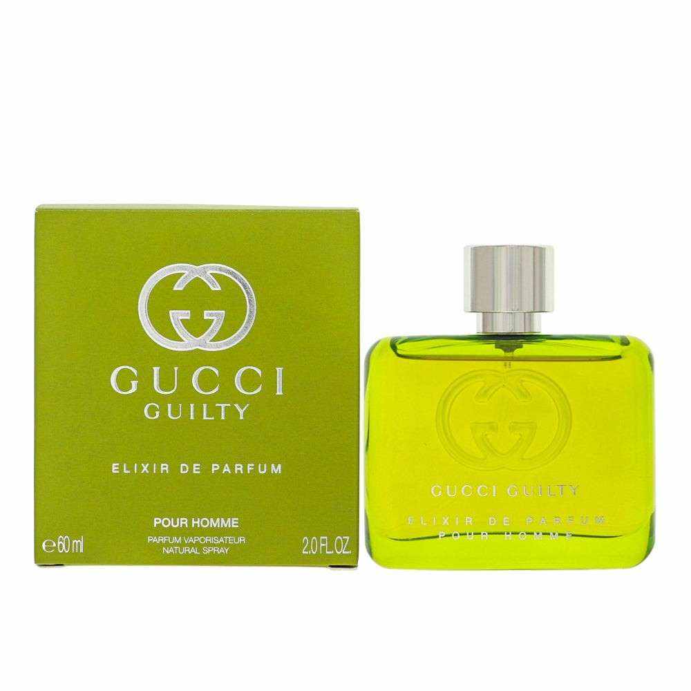 Gucci Guilty Elixir men's parfum 2 oz spray bottle