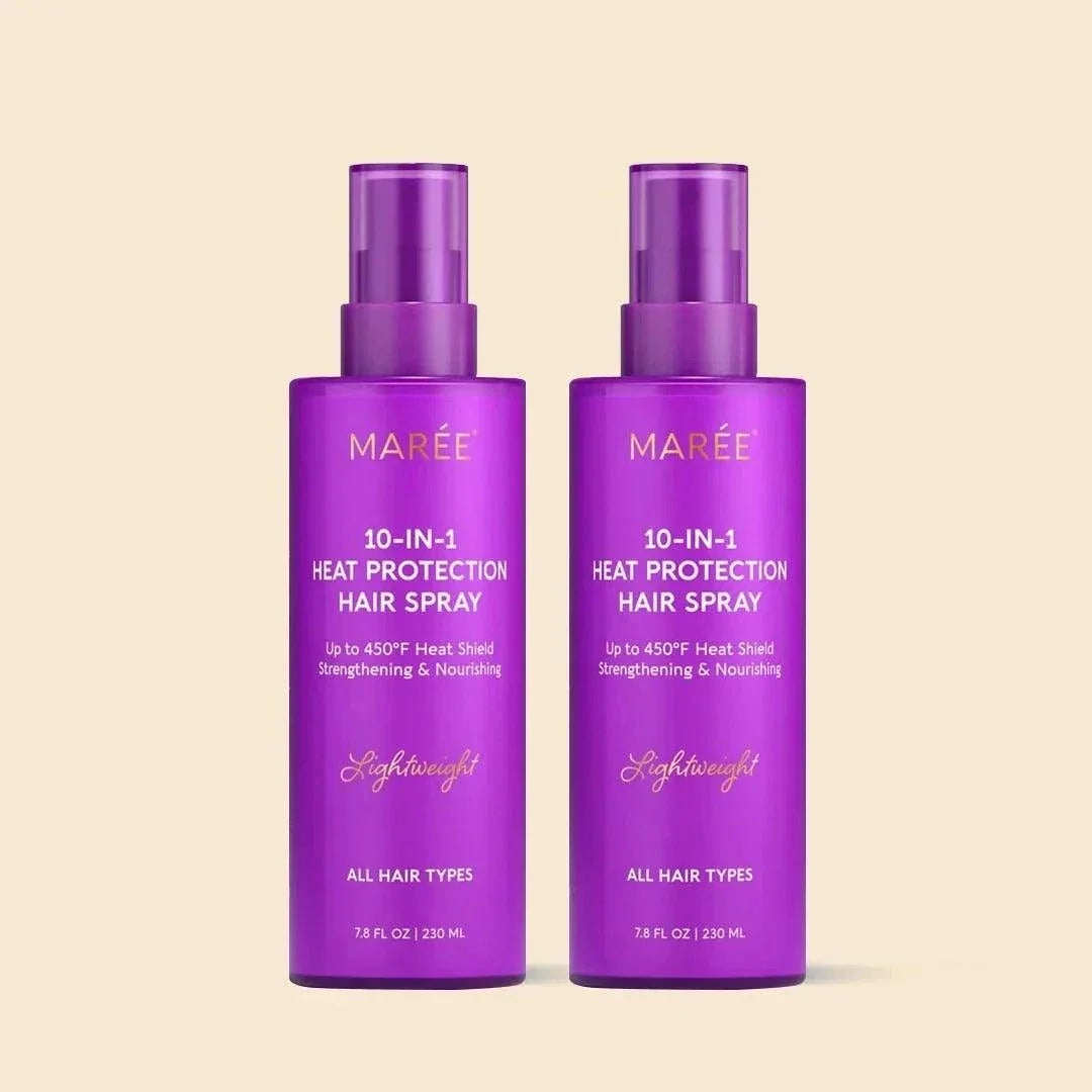 Marée 10-in-1 heat styling protective hair spray bottle