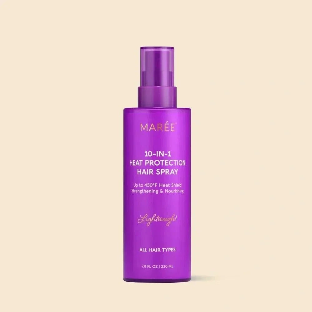 Marée 10-in-1 heat styling protective hair spray bottle