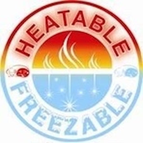 Triple Square Pillow in Red Denim