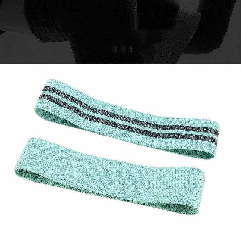 High-quality resistance bands set with color-coded levels