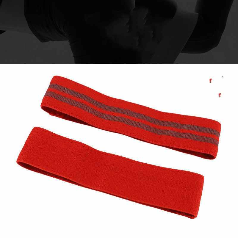 Color-coded high-quality resistance bands set with carrying bag